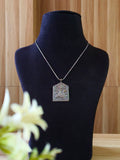 Oxidised Elegant Pendant  | Sarichka