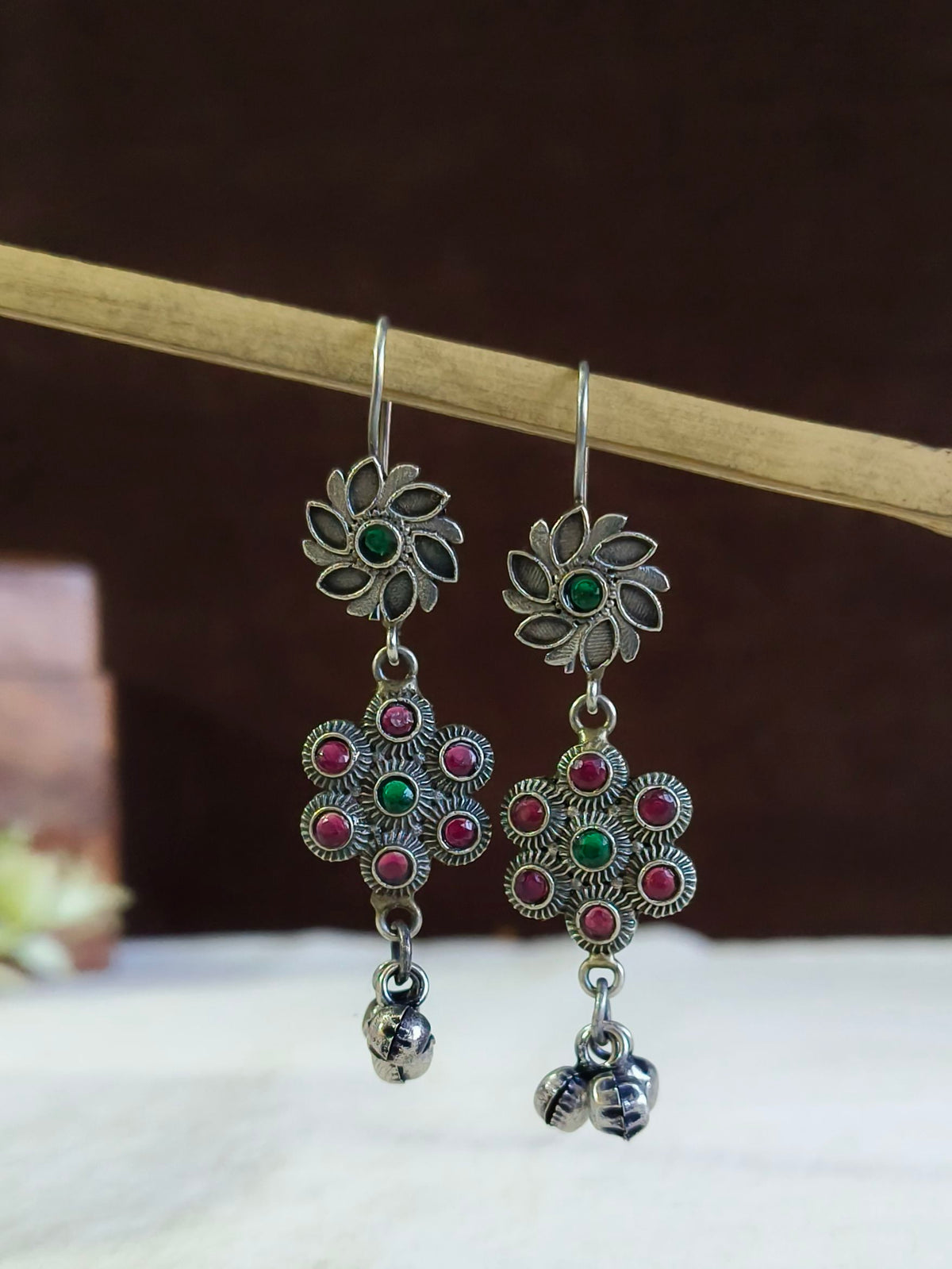 Silver Look Alike Hook Earrings | Sarichka