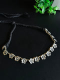 Floral Bohemian German Silver Choker | Sarichka