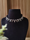 German Silver Tribal Thread Choker | Sarichka