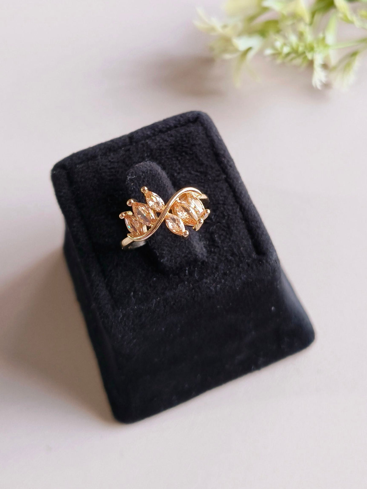 Luxury Finish AD Adjustable Ring | Sarichka