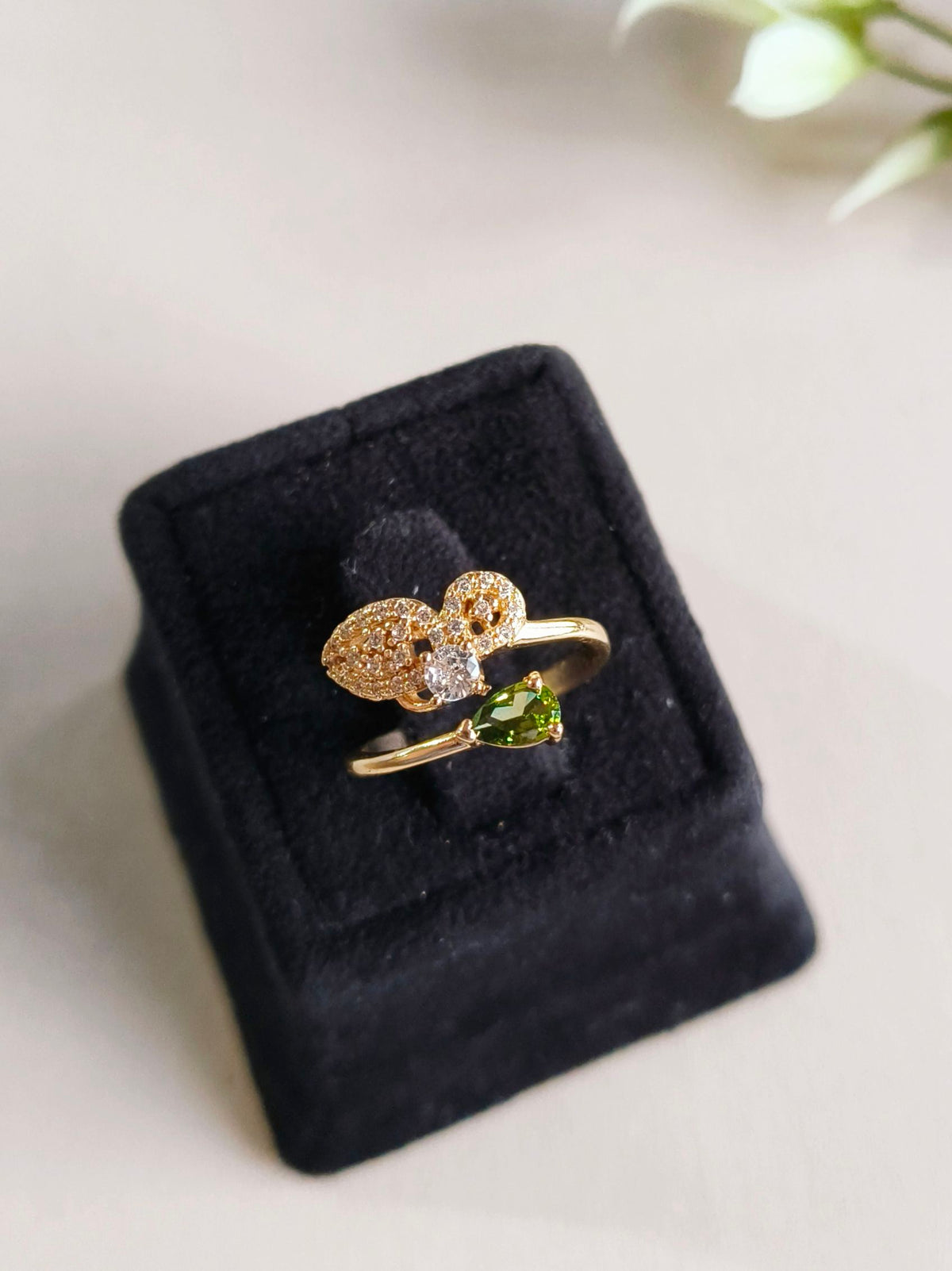 Luxury Finish AD Adjustable Ring | Sarichka