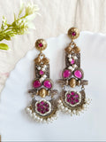 Party Wear Trendy Dual Tone Earrings | Sarichka