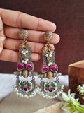 Party Wear Trendy Dual Tone Earrings | Sarichka