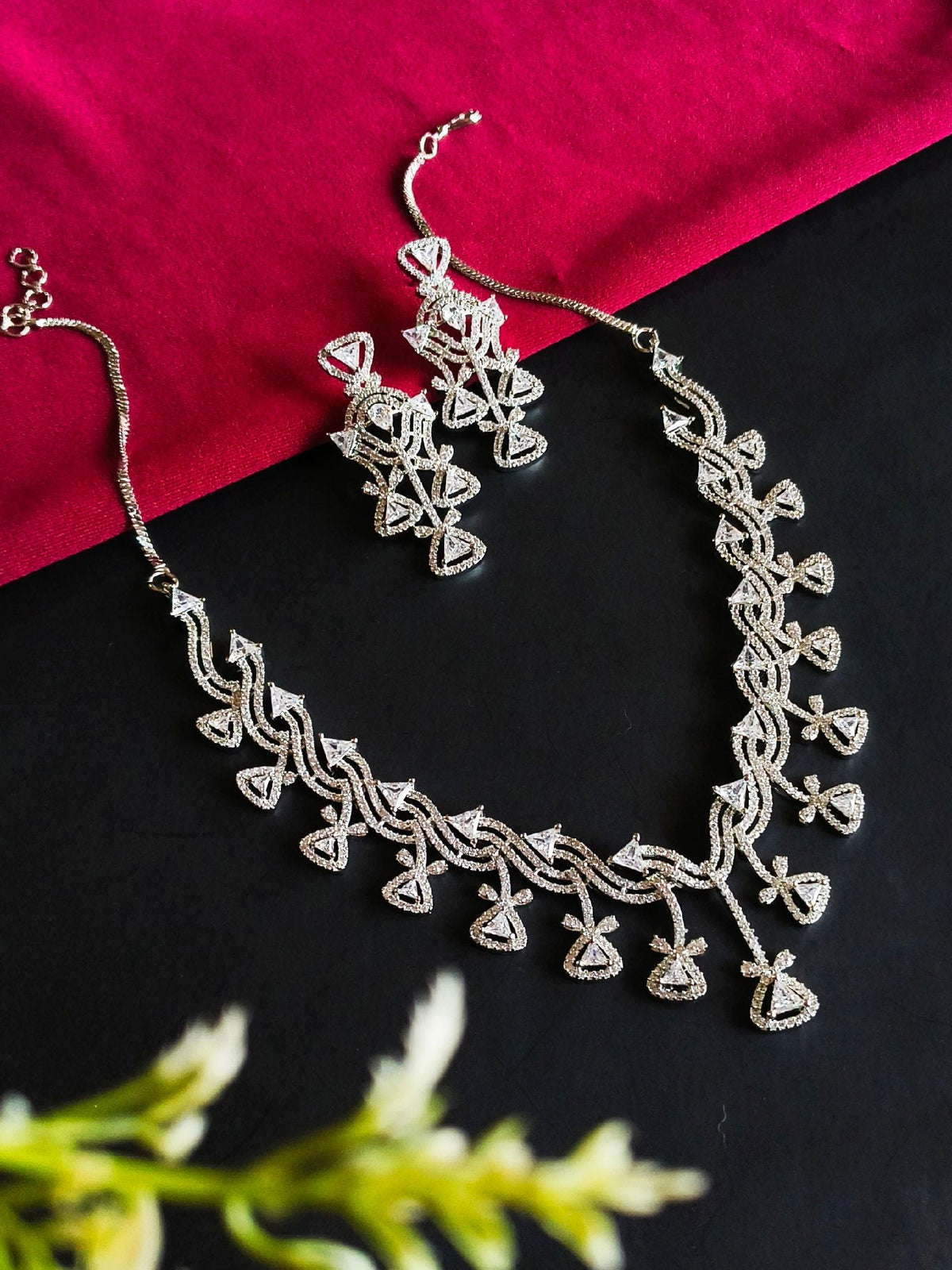 Luxury Finish AD Necklace | Sarichka