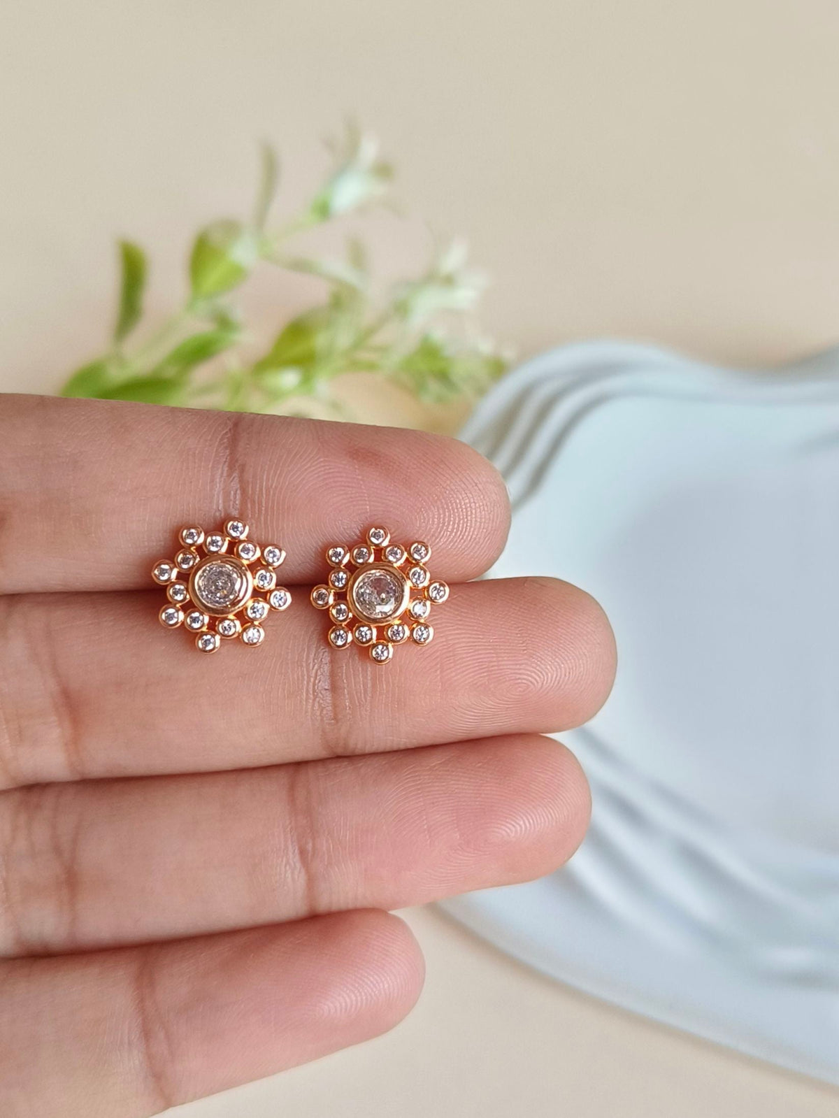 Elegant Daily Wear Stud Earrings | Sarichka