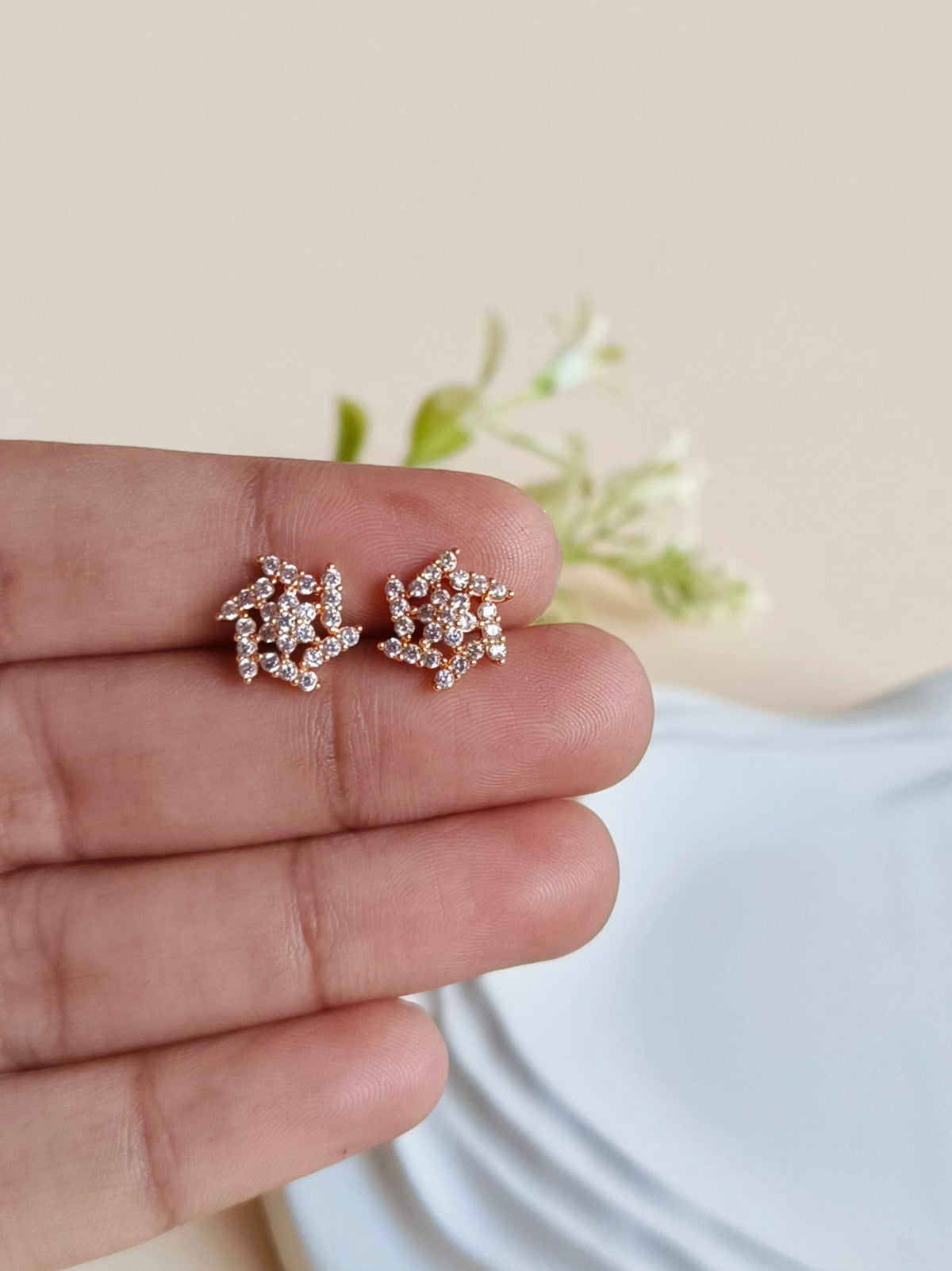 Elegant Daily Wear Stud Earrings | Sarichka