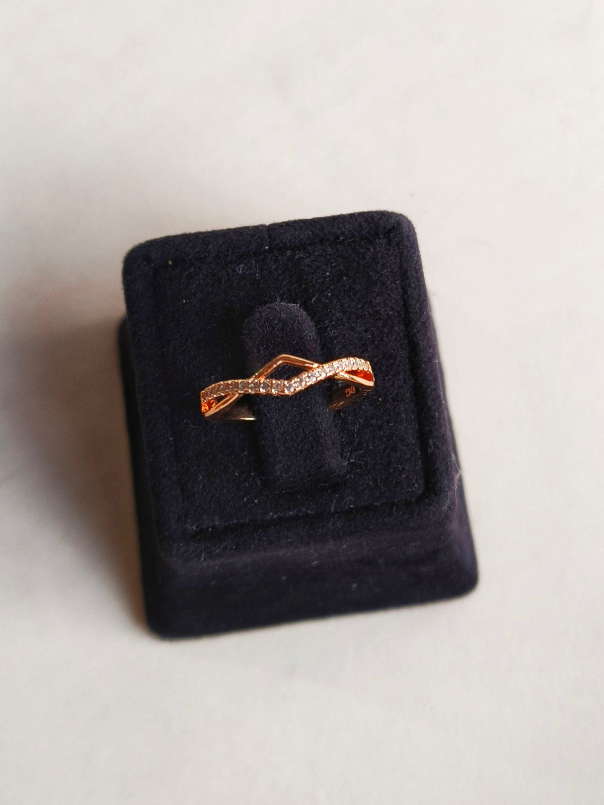 Stylish American Diamond Adjustable Ring | Sarichka