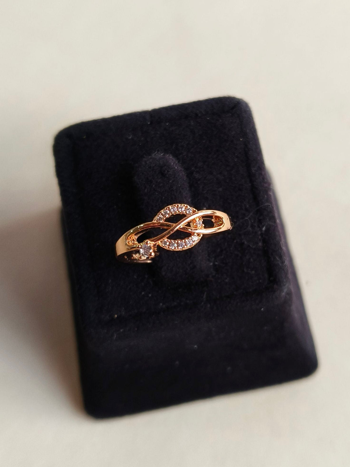 Stylish American Diamond Adjustable Ring | Sarichka