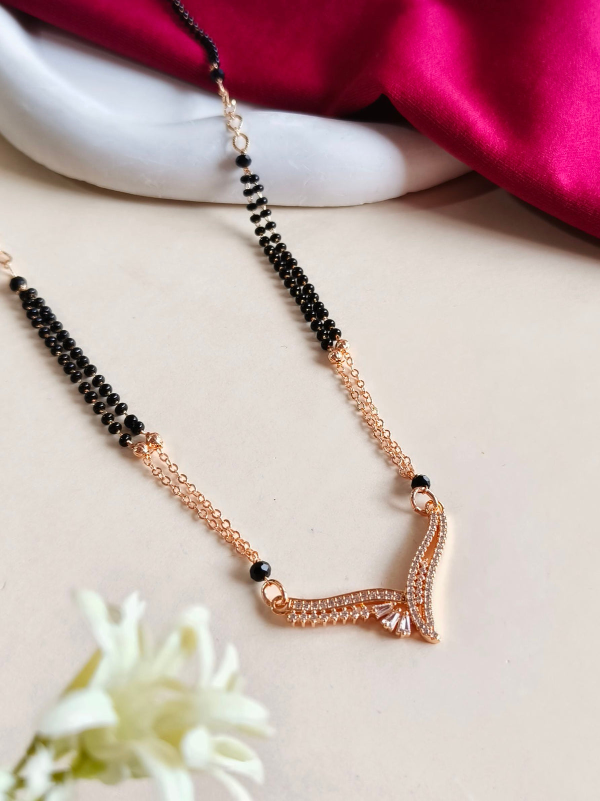 Premium AD Glam Mangalsutra | Sarichka