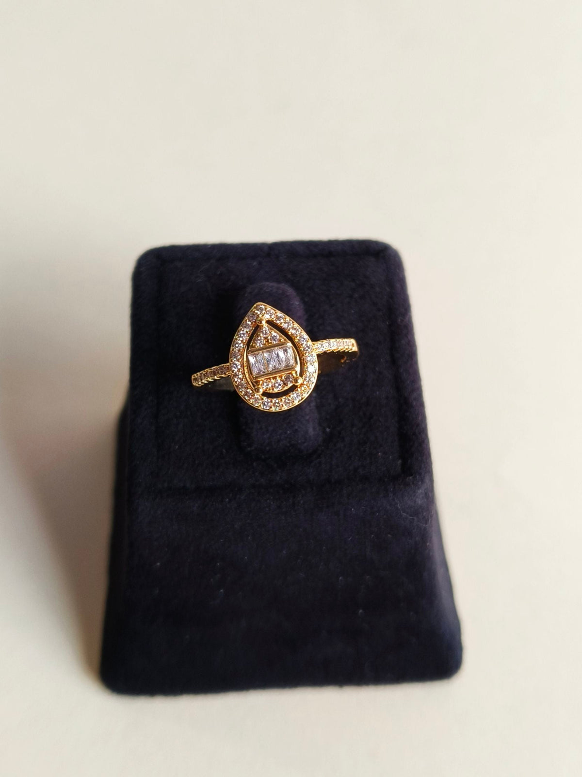 Timeless American Diamond Adjustable Ring | Sarichka