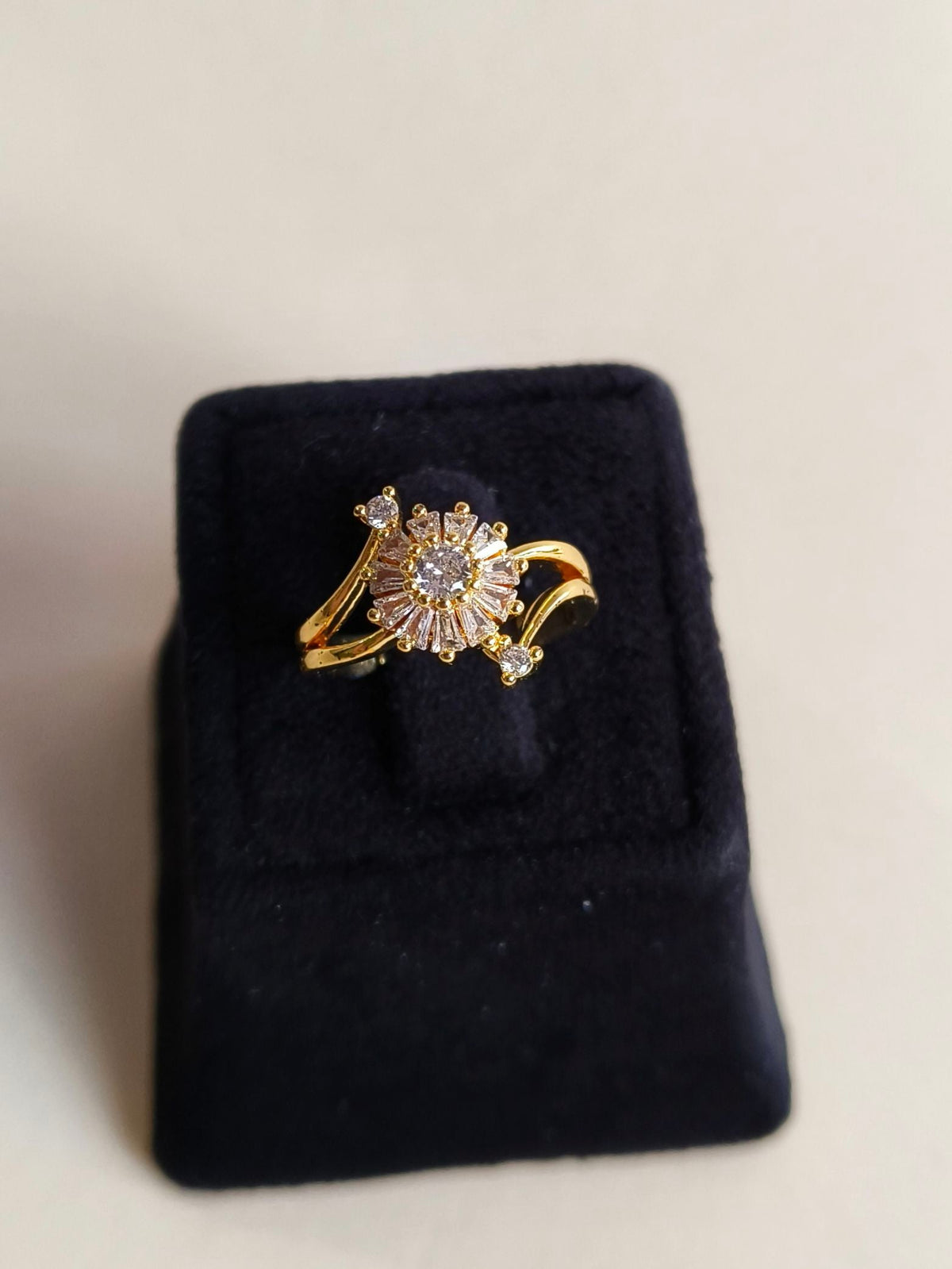 Timeless American Diamond Adjustable Ring | Sarichka