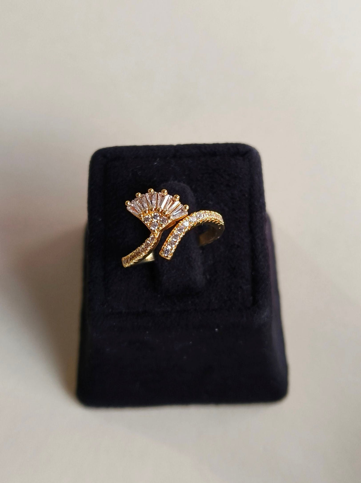 Timeless American Diamond Adjustable Ring | Sarichka