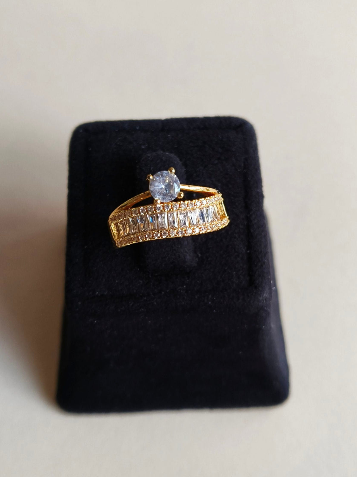 Timeless American Diamond Adjustable Ring | Sarichka