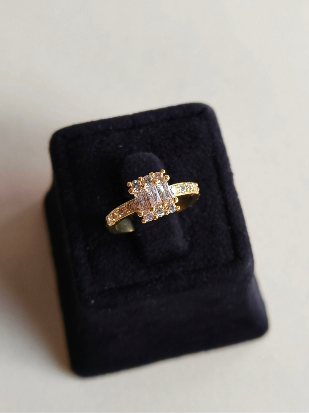 Timeless American Diamond Adjustable Ring | Sarichka