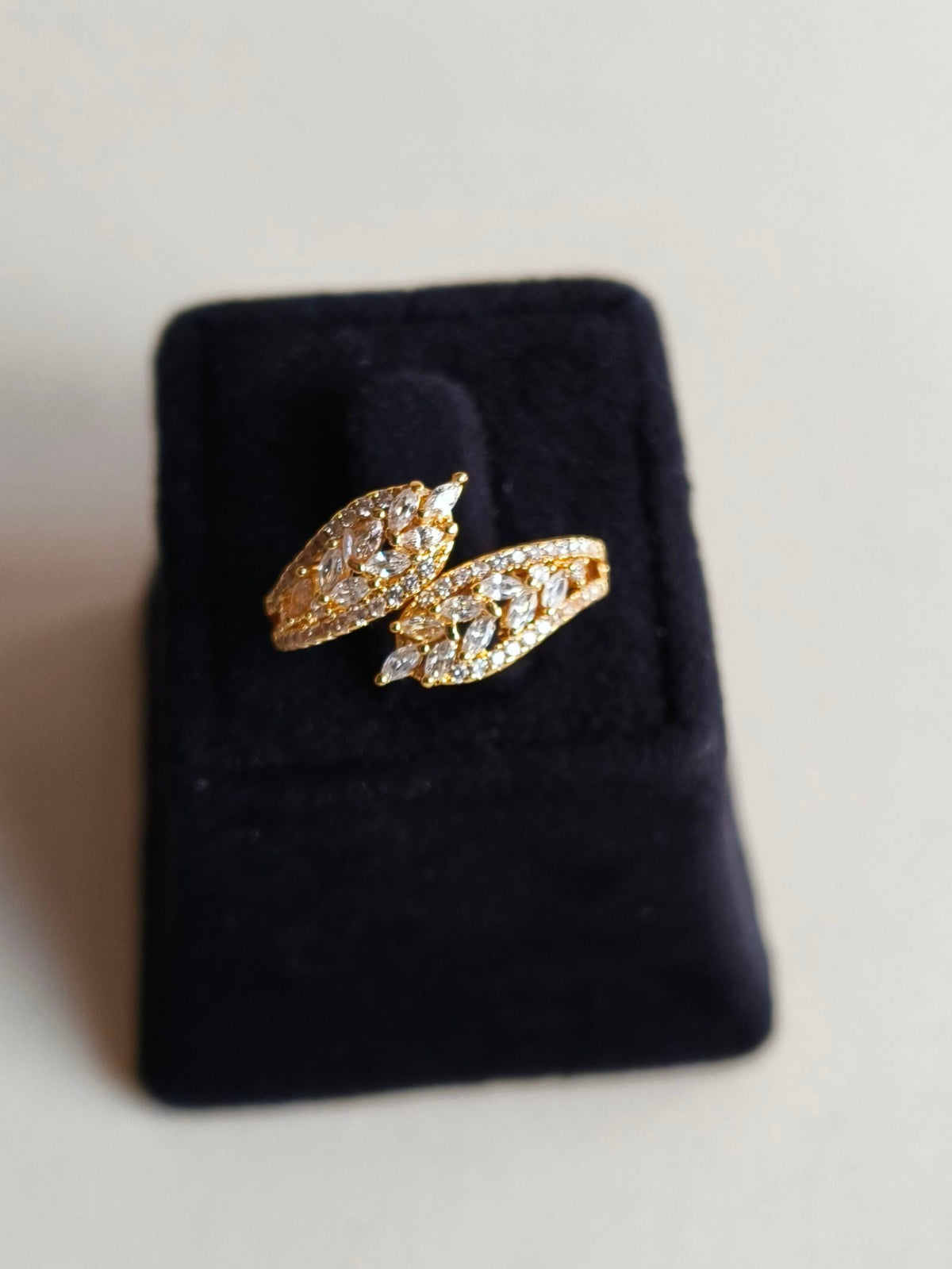 Timeless American Diamond Adjustable Ring | Sarichka