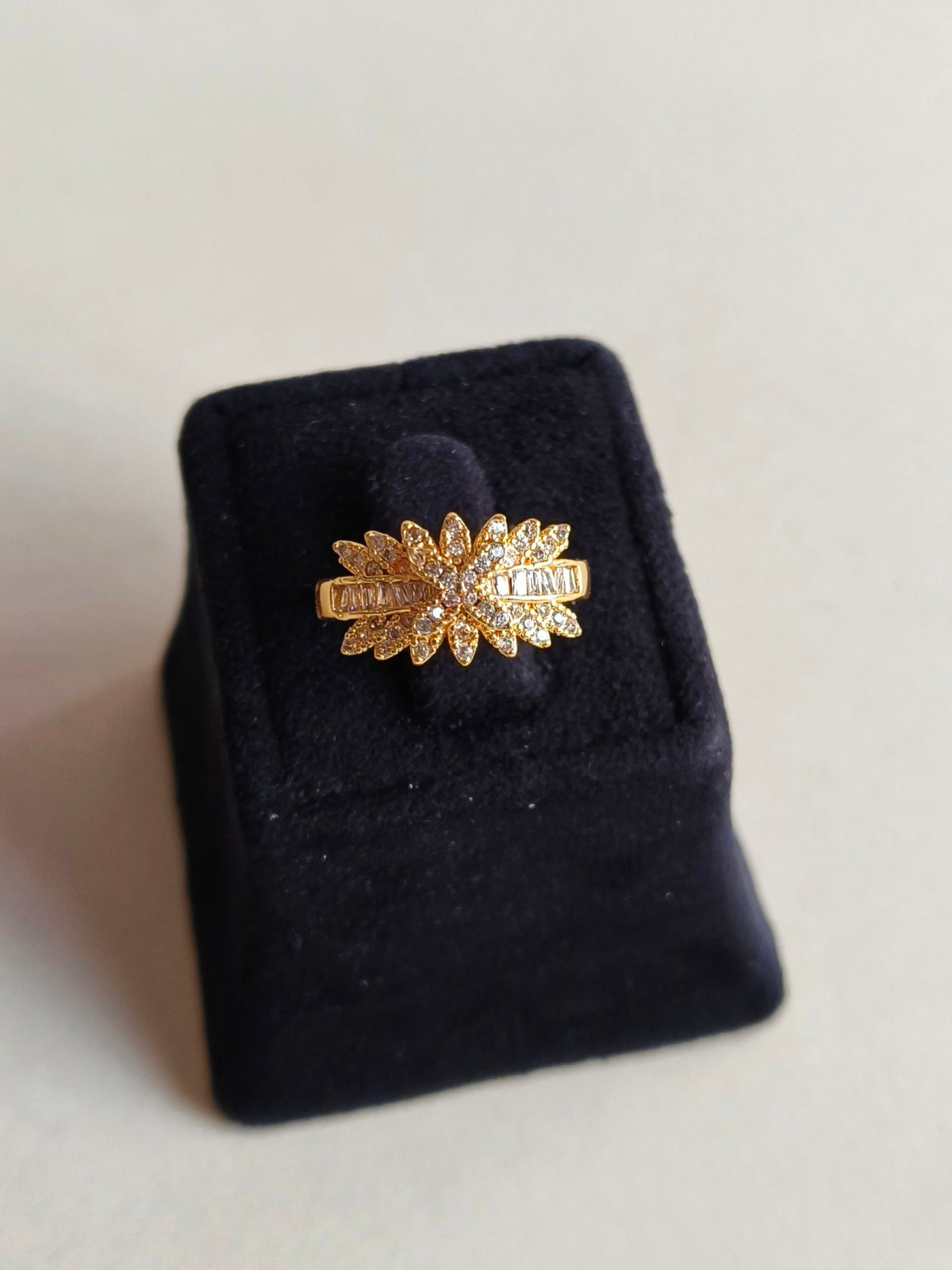 Timeless American Diamond Adjustable Ring | Sarichka