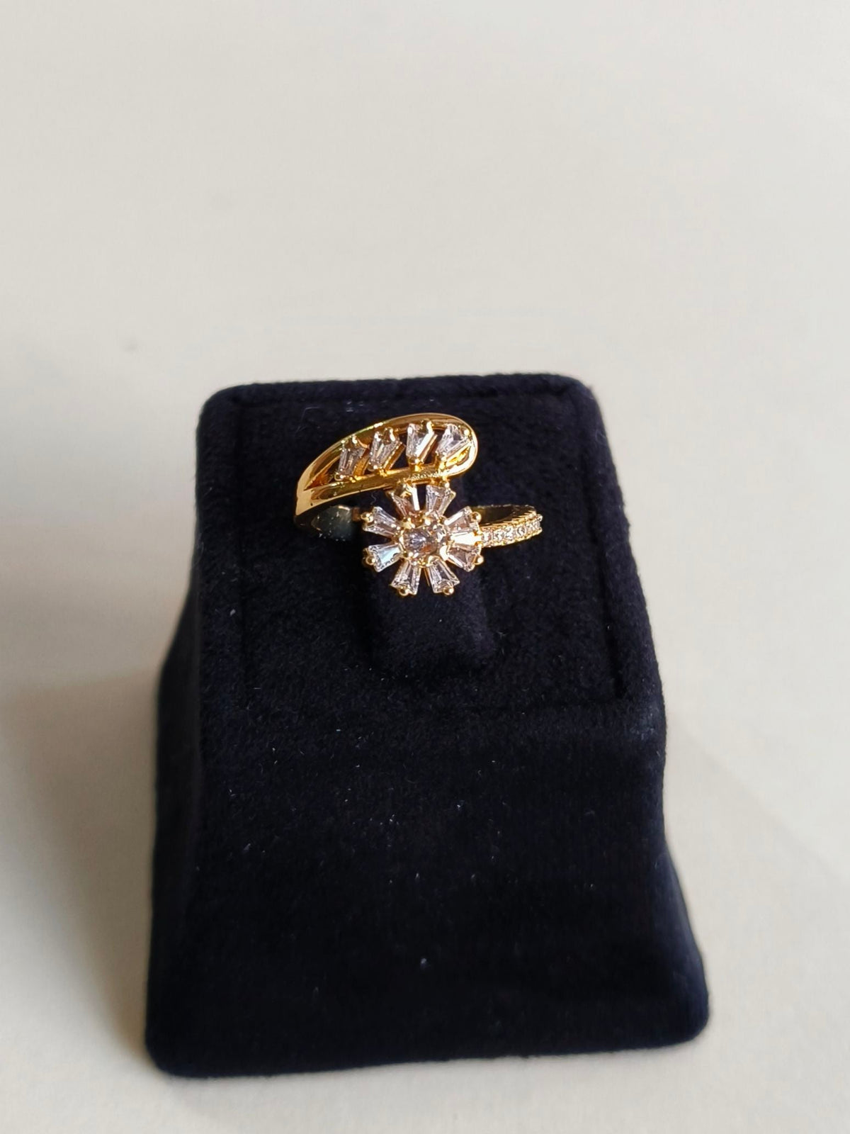 Timeless American Diamond Adjustable Ring | Sarichka