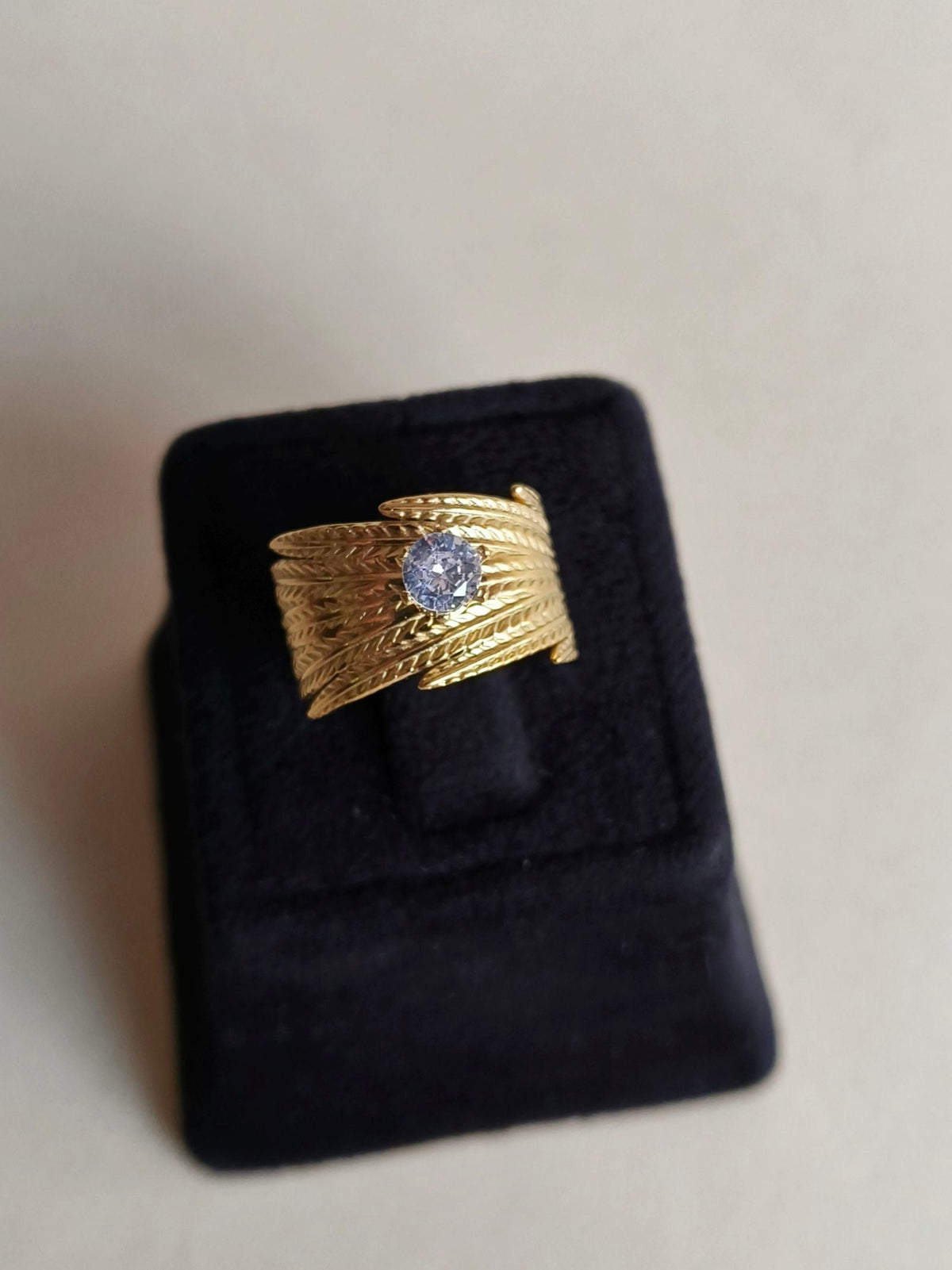 Timeless American Diamond Adjustable Ring | Sarichka