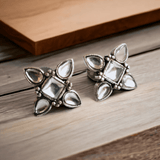 Petal Oxidised Earrings | Sarichka