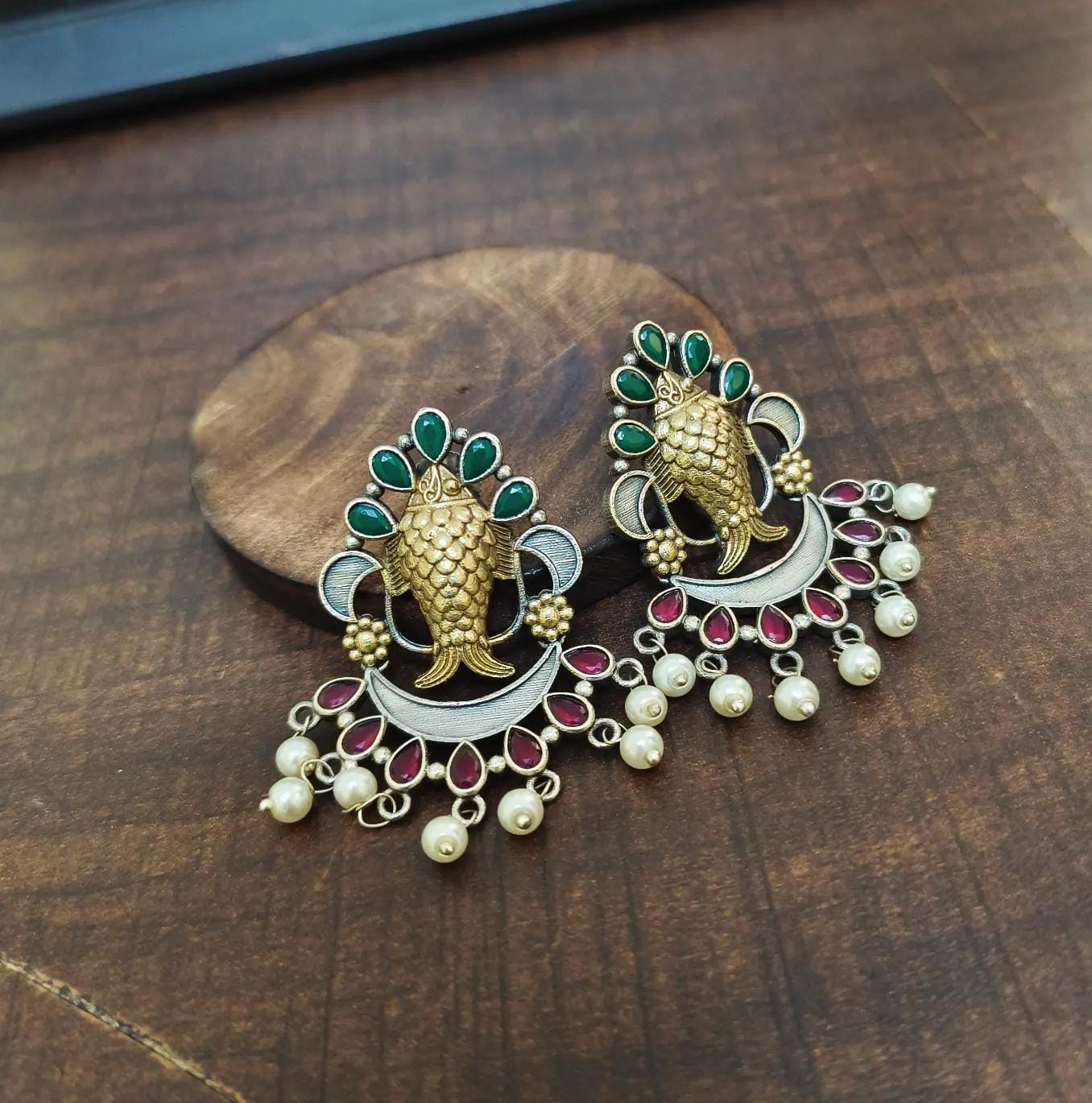 fish style earrings for women