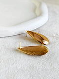 Chunky Golden Hoop Studs for Party Wear | Sarichka