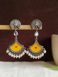 Enamel Hand Painted Earrings  | Sarichka