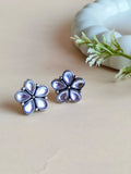 Daily Wear Oxidized Floral Studs | Sarichka