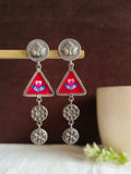 Enamel Hand Painted Earrings