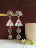 Enamel Hand Painted Earrings