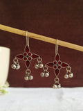 Oxidised Enamel Ghungroo Drop Earrings | Sarichka