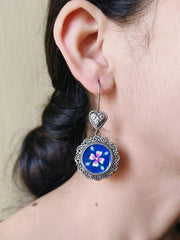 Round Enamel Hook Earring | Sarichka