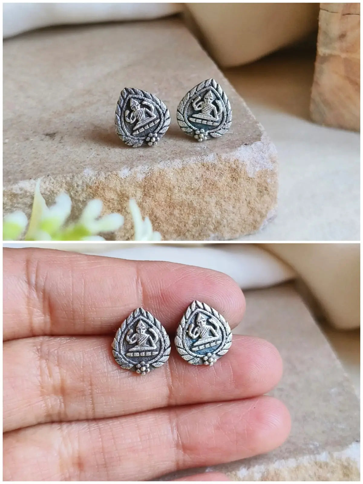 Elegant Brass Studs Combo Set | Sarichka