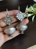 Casual Silver Look-Alike Hook Earrings | Sarichka