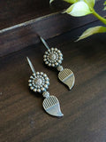 Elegant Silver Keri Hook Earrings | Sarichka