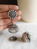 Traditional German Silver Jhumka Earring | Sarichka