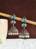 Brass Black Oxidised Jhumka | Sarichka