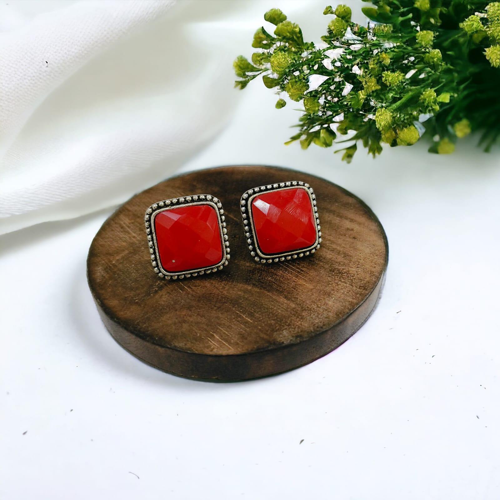 Daily Wear Oxidised Studs | Sarichka - Sarichka FashionSarichka Fashion