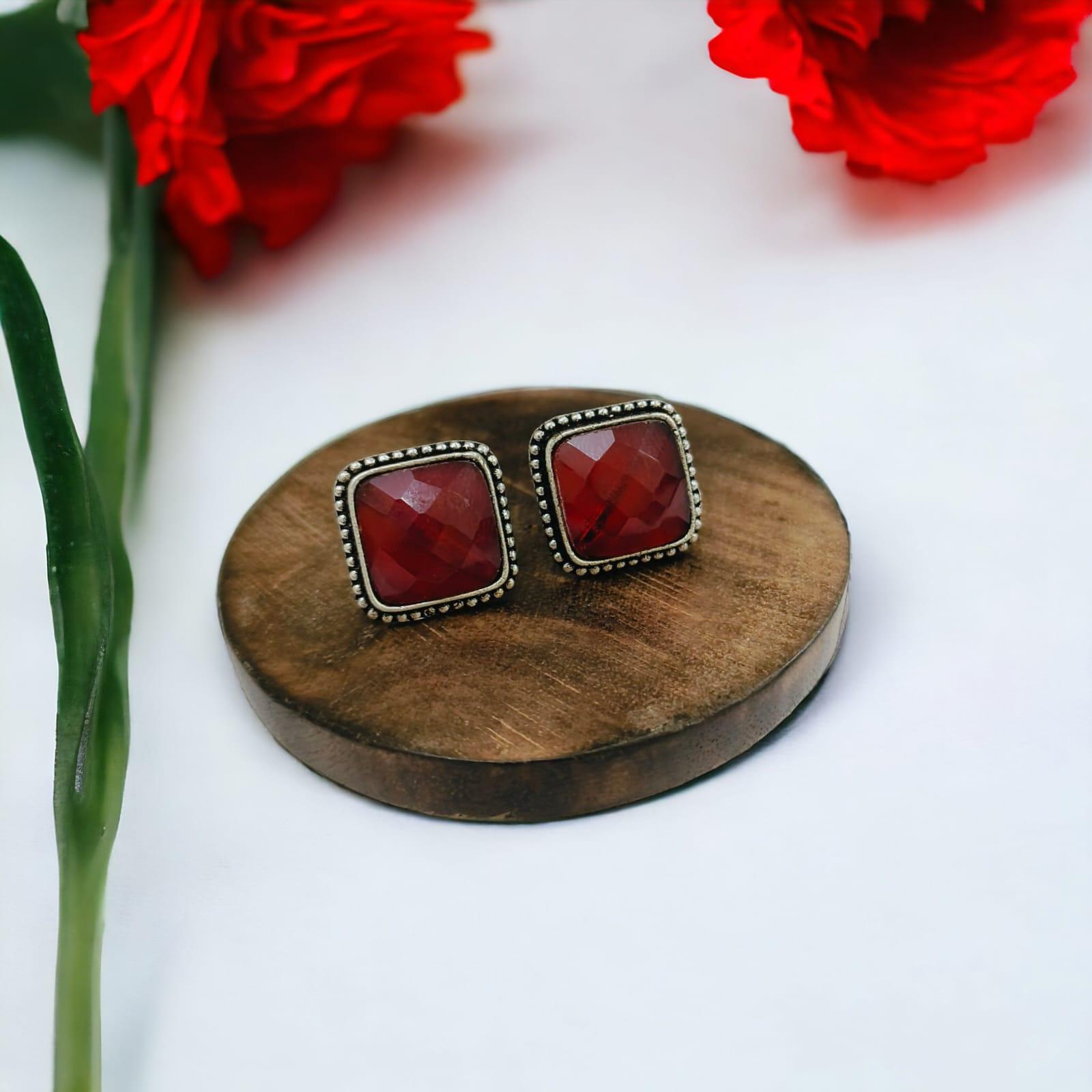 Daily Wear Oxidised Studs | Sarichka - Sarichka FashionSarichka Fashion